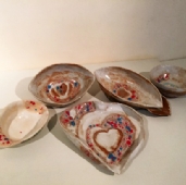 感動的心裝滿喜樂 心型釉彩陶瓷盤缽器皿系列(5件組)